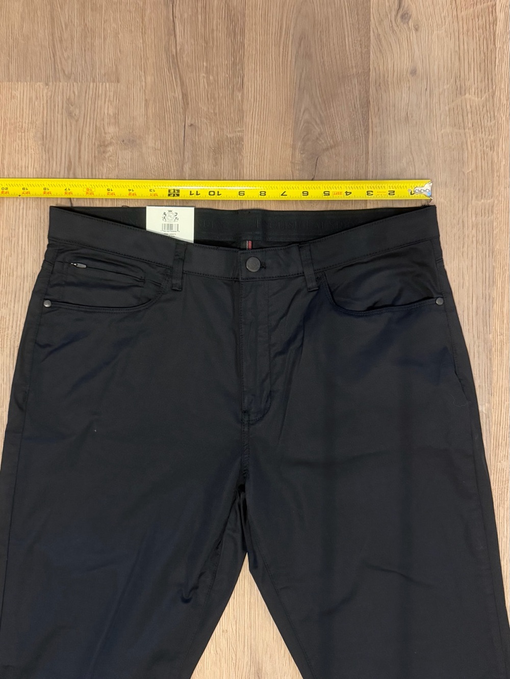 NWT English Laundry Black Stretch 5 Pocket Pants 36x34 Straight Fit - Picture 13 of 13